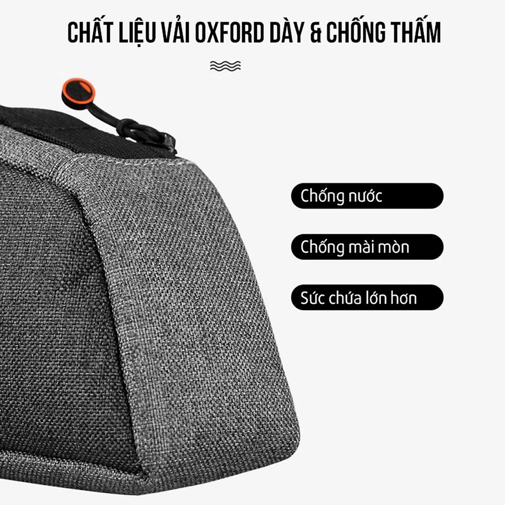 Túi Treo Xe Đạp Thể Thao Địa Hình Chống Nước Size Lớn 26cm - Chính hãng dododios