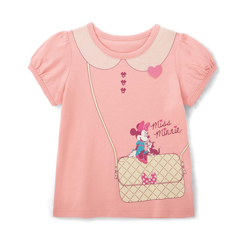 Áo Thun Cotton Tay Ngắn In Họa Tiết Hoạt Hình Phong Cách Nhật Bản Cho Bé Gái 80-140 - 1225