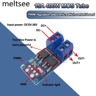 Mô đun công tắc điều khiển pwm 15a 400w dc 5v-36v