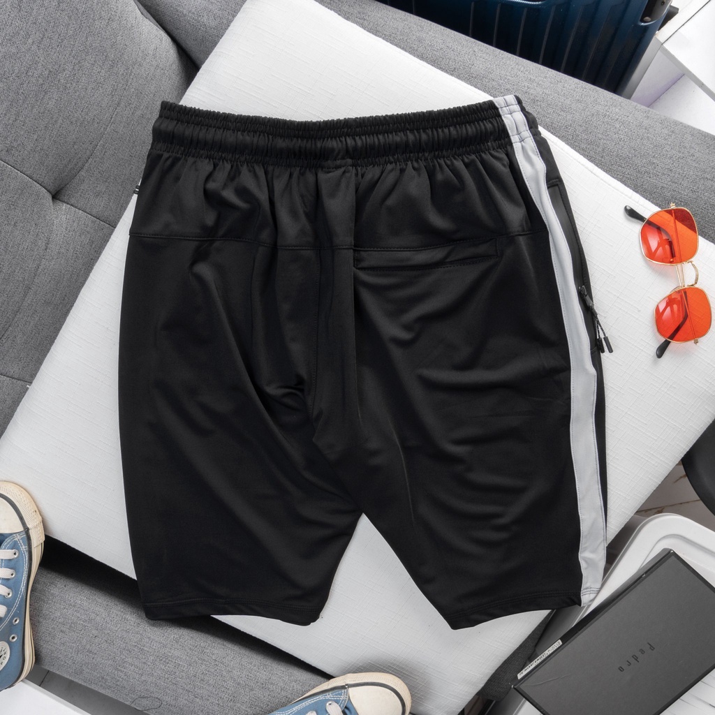 Quần đùi nam thể thao chất thun co giãn thấm hút hoạt động thể thao tập gym Q80