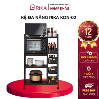 Kệ Lò Vi Sóng RIKA KDN02 Để Nồi Cơm Điện Kệ Đa Năng Chất Thép Carbon Không Gỉ Chắc Chắn Hàng Nhập Khẩu Chính Hãng