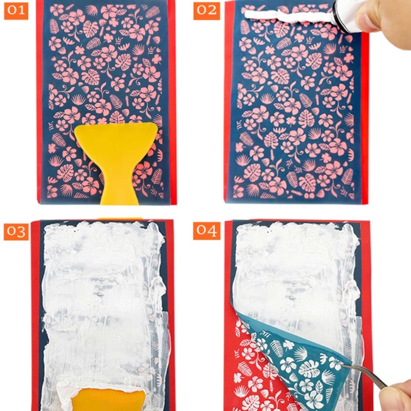 Khuôn Lụa Hình Lá Dùng Làm Bông Tai DIY