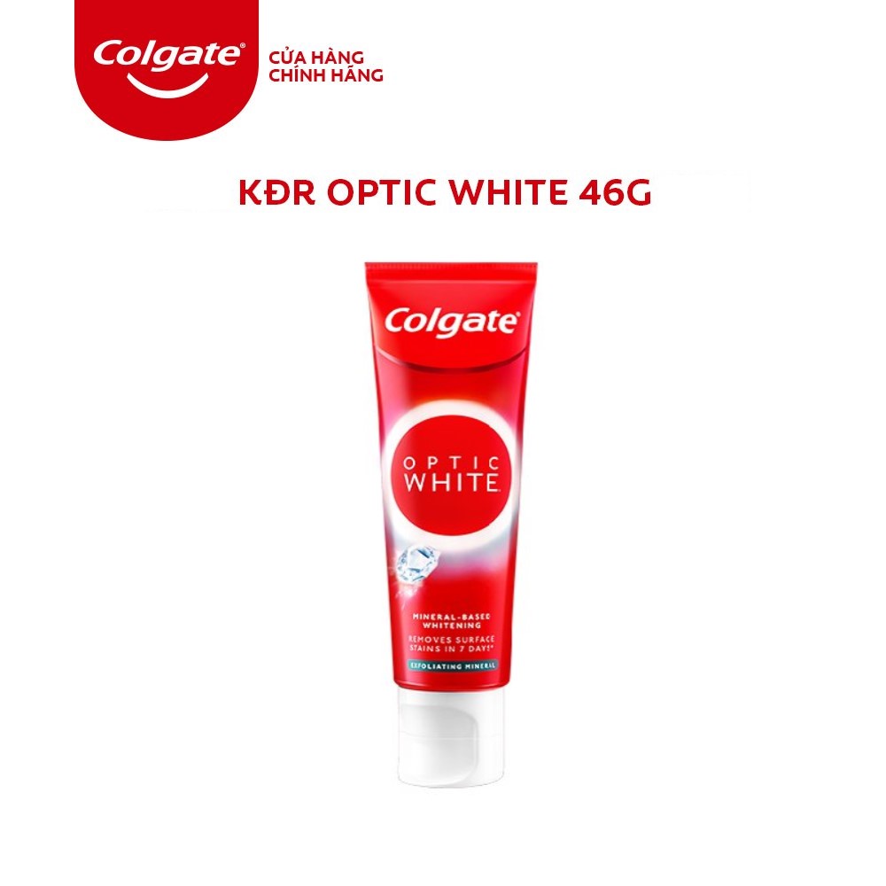 [HB gift] Kem đánh răng Colgate làm trắng & sáng răng Optic White 46g | BigBuy360 - bigbuy360.vn