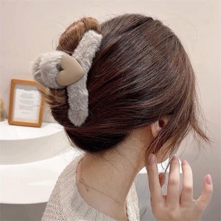 Kẹp tóc lông Tim Hàn Quốc nhiều màu