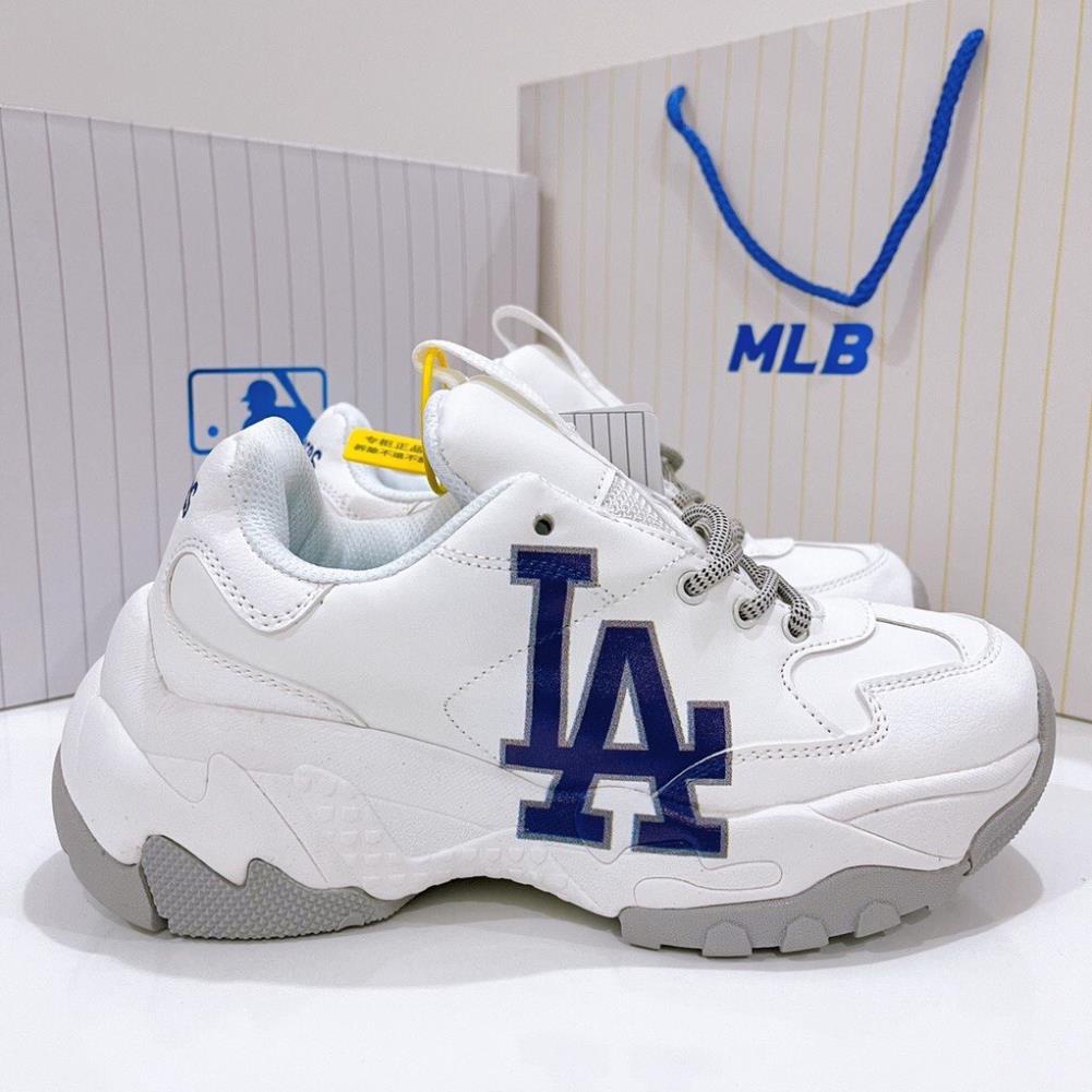 Giày MLB LA đế xám Hàn Quốc cao cấp - Cao 5cm Tôn Dáng