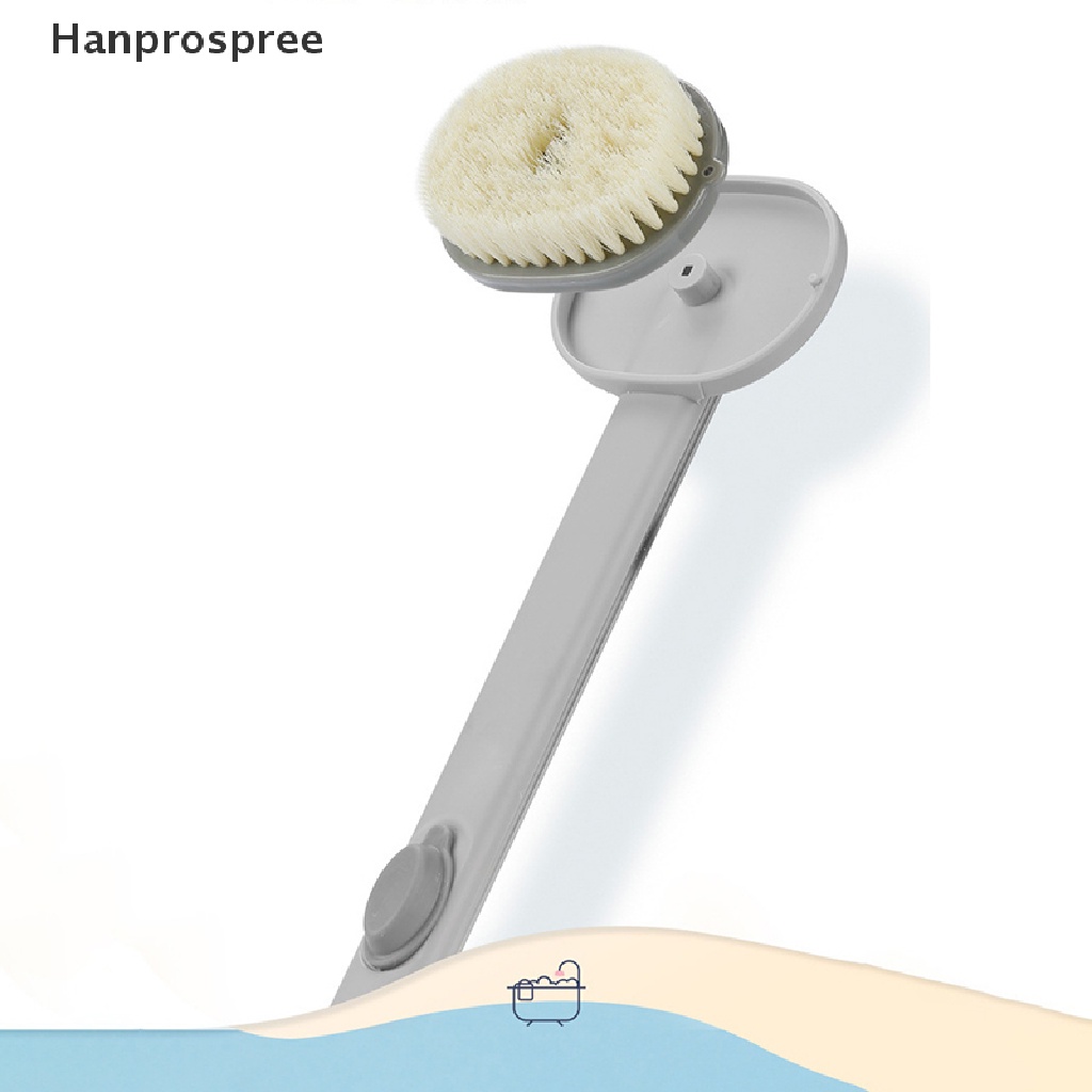 Bàn Chải Chà Lưng Massage Tẩy Tế Bào Chết Cán Dài