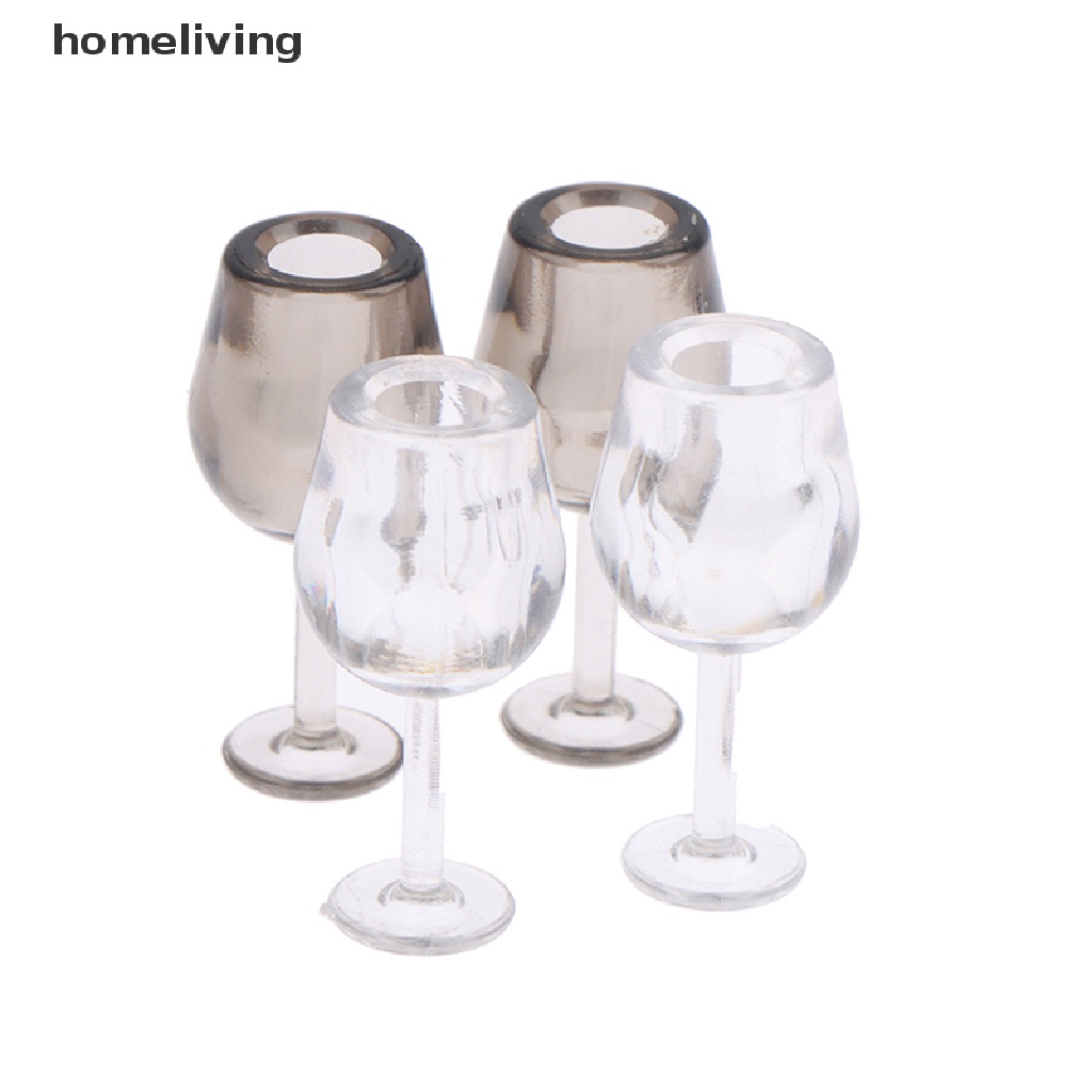 Bộ 5 Ly Rượu mini Tỉ Lệ 1: 12 Trang Trí Nhà Búp Bê