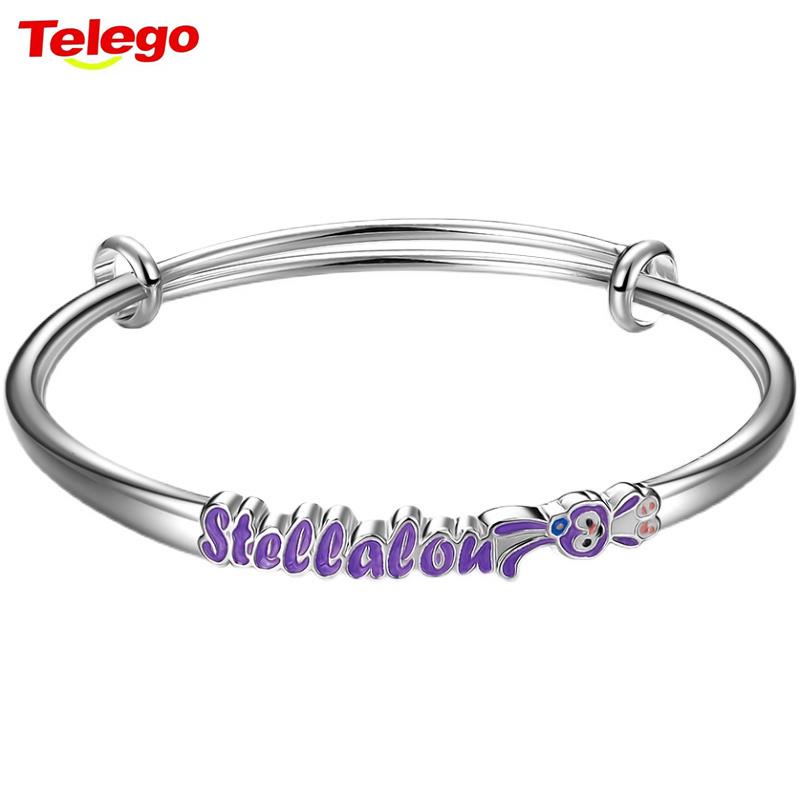 Stella Lou Vòng Tay Bạc 925 Hình Thỏ Stella Có Thể Điều Chỉnh Kích Thước Chất Lượng Cao