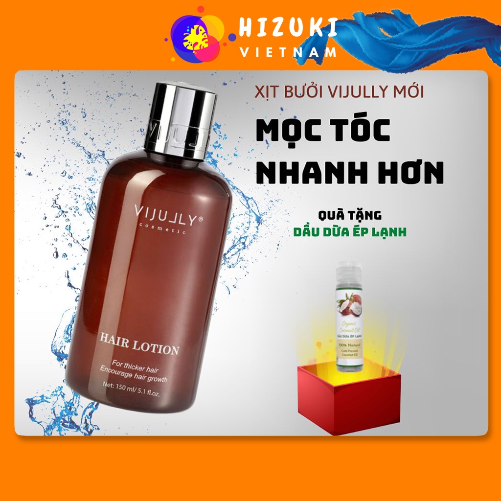 Xịt Bưởi Vijully Xịt Dưỡng Tóc Tinh Dầu Bưởi Giảm Rụng Tóc Và Kích Thích