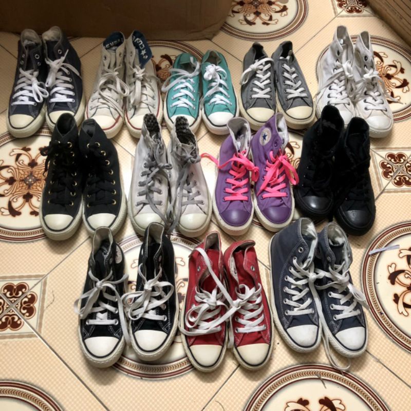 (size 36-36.5) Giày converse đã qua sử dụng 😘FREESHIP😘Chính hãng giá rẻ