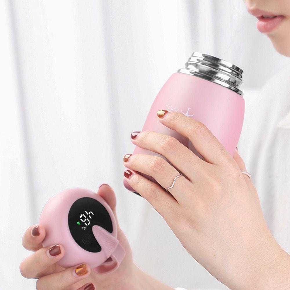 Bình Nước Giữ Nhiệt Bằng Thép Không Gỉ Có Màn Hình LED Hiển Thị