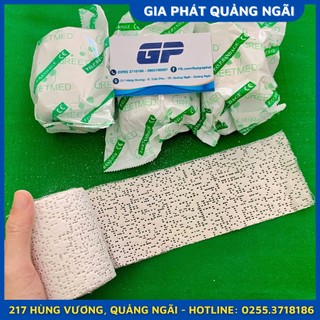 Băng bột bó greetmed bột thạch cao bó gãy tay chân dạng lưới bột