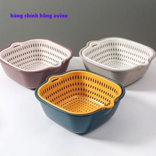 Rổ nhựa chữ nhật đựng đồ kèm chậu Rổ nhựa chữ nhật đựng đồ kèm chậu,bộ 3 rổ 3 chậu cao cấp tiện ích rổ chậu nhựa