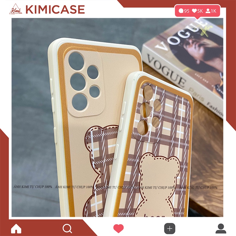 Ốp lưng Samsung S8 S8+ S9 S9+ Note 8 Note9 Note 10 Note 10+ 10 pro Note 10 lite Note 20 Note 20ultra dẻo vuông bear karo