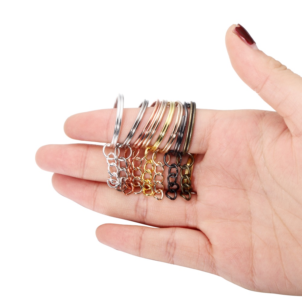 Set 110 Móc Khóa Tua Rua Bằng Da Thủ Công