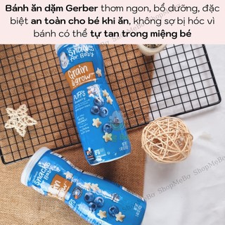 [GERBER] BÁNH ĂN DẶM GERBER (giai đoạn bốc nhón)