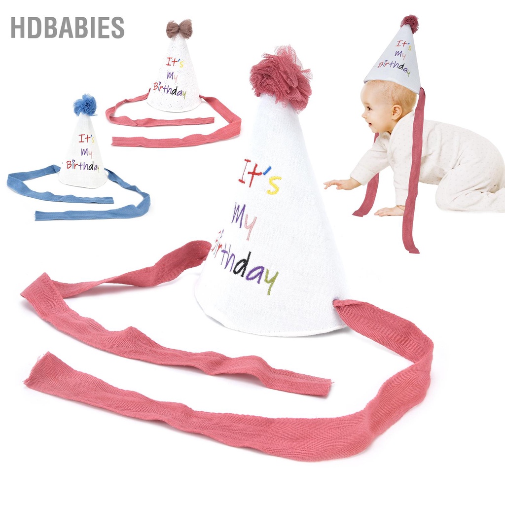 HDbabies Sinh Nhật Nón Áo Lạ Mắt Trang Trí Tiệc Vật Phục Phụ Kiện