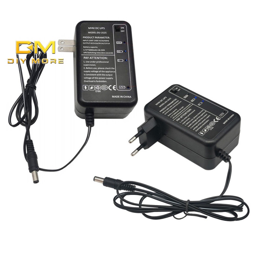 DIYMORE Nguồn Cấp Điện 4000MAH 5V9V12V