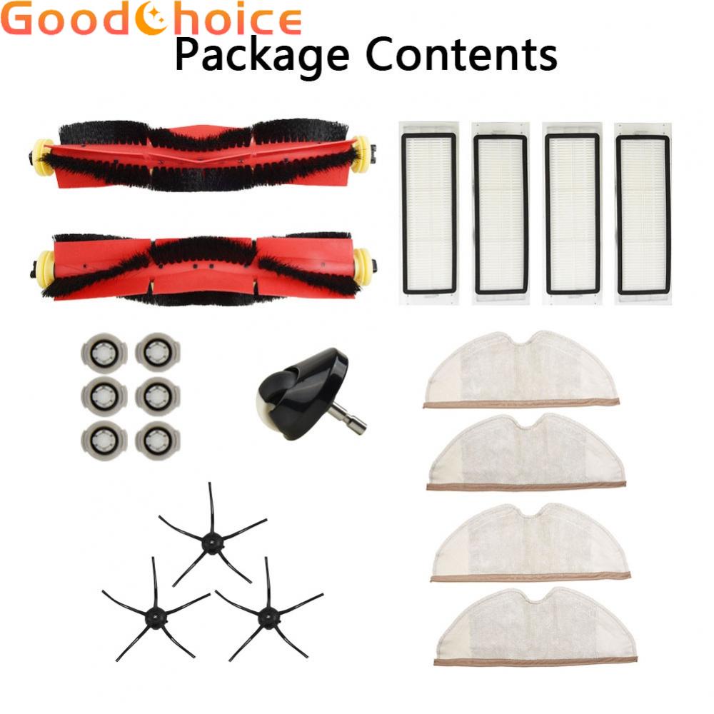 Kit 26PCS Per Xiaomi Roborock S5 Aspirapolvere Mop Rullo Spazzola Laterale Filtro~p149588133