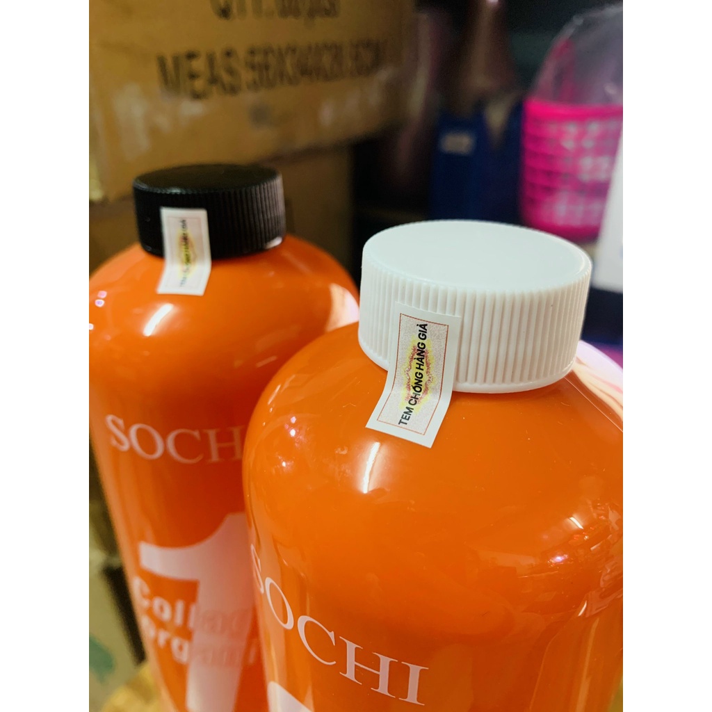 Uốn Lạnh 3D Đa Năng  SOCHI COLLAGEN ORGANIC 800ML Sóng Căng Lamyra Store