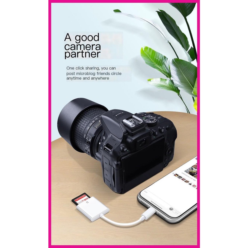 Đầu Đọc Thẻ Nhớ OTG Cho iphone