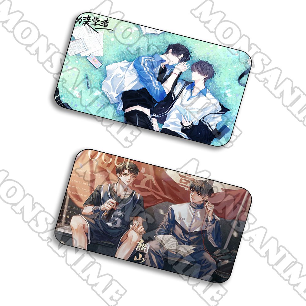 Ảnh card bo góc in hình NGỤY TRANG HỌC TRA ver SÂN CỎ BL manhwa thẻ bo viền 5*8cm anime chibi sưu tầm 1 tấm