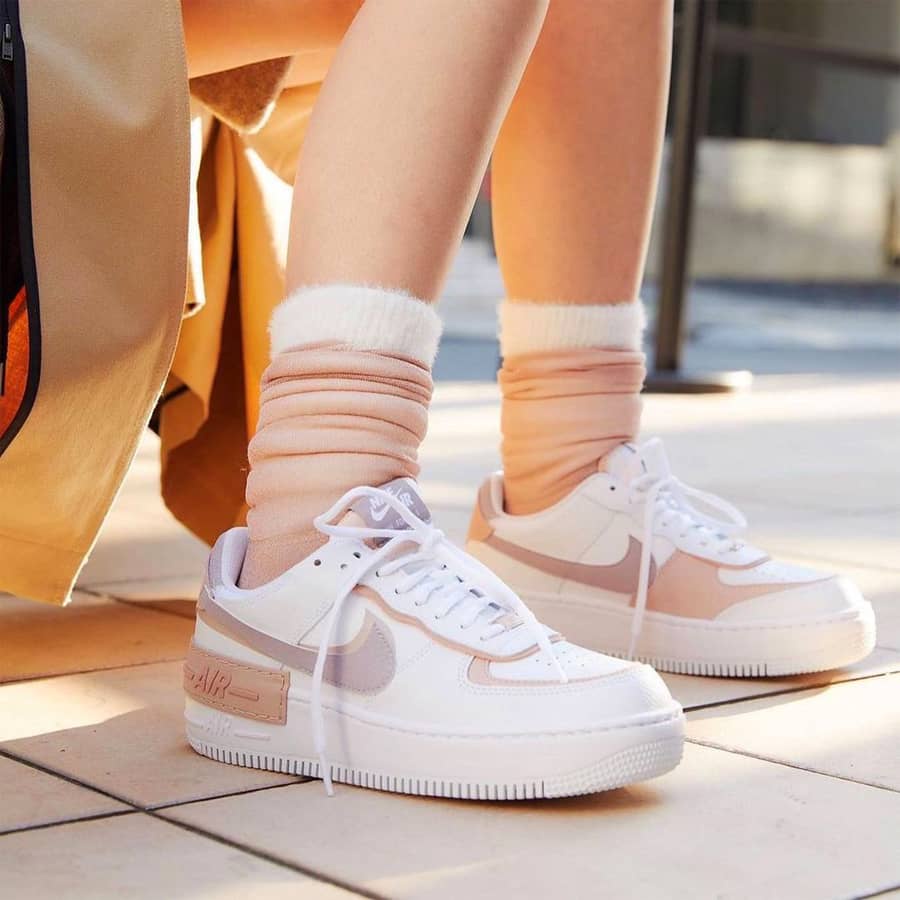 Giày Air Force 1 Shadow Chính Hãng 🔴FREESHIP🔴 Giày Thể Thao Nike AF1 Shadow Pixel Swoosh - Simple Sneaker