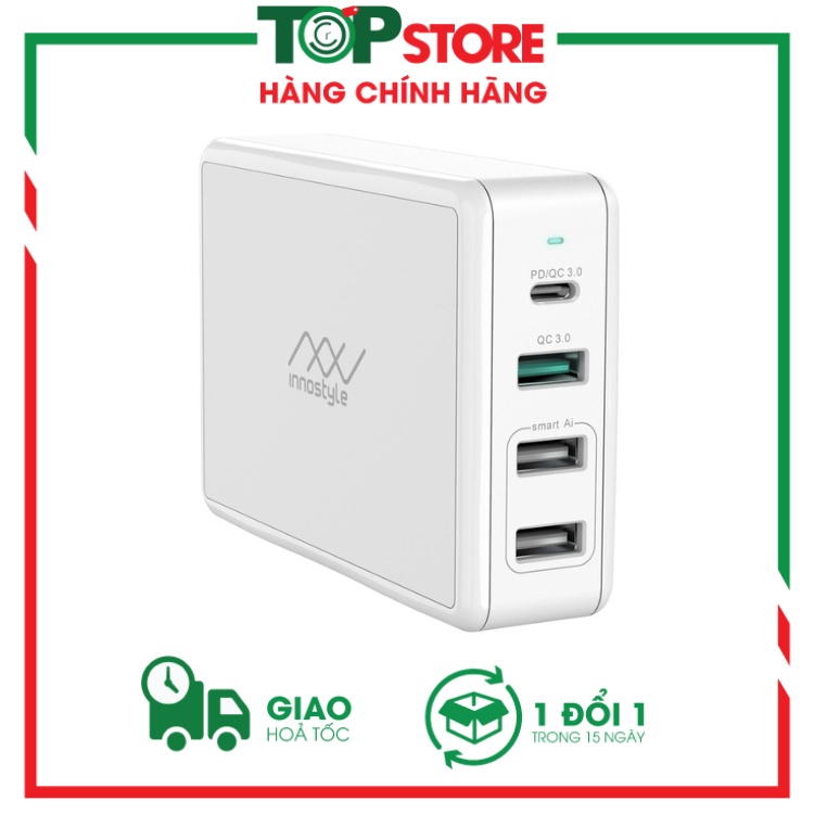 (IC80-4PD) (USB-C PD 65W + USB QC3.0 18W + 2 USB-A Smart AI)
