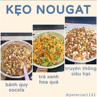 KẸO NOUGAT (Kẹo hạnh phúc) HANDMADE 200gr - 500gr