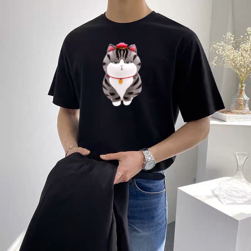 Áo thun Stee Mèo Ú CVC - Giá sỉ Unisex