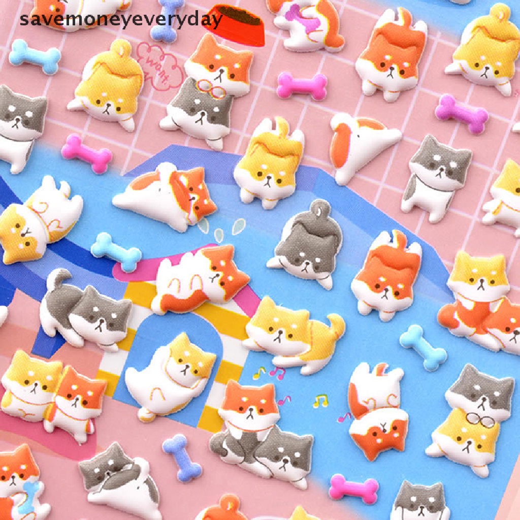 Sticker Dán Trang Trí Nhật Ký / Nhật Ký Hình Chim Cánh Cụt / Gấu Trúc / Chim Cánh Cụt