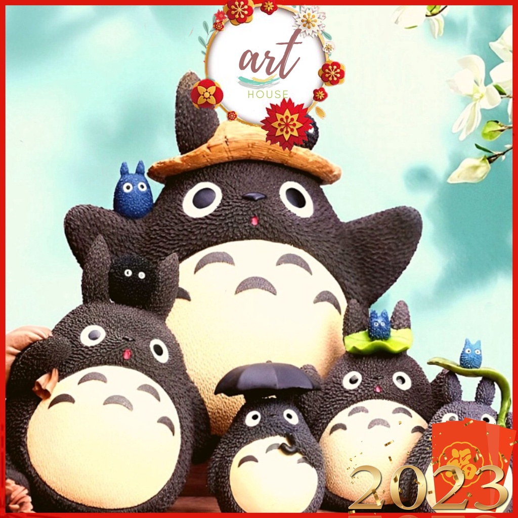 Ống Tiết Kiệm, Hộp Két Ống Heo Tiết Kiệm Tiền - Art House Totoro Size Nhỏ