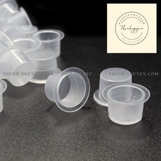 100 chiếc Hũ silicon đựng mực phun xăm