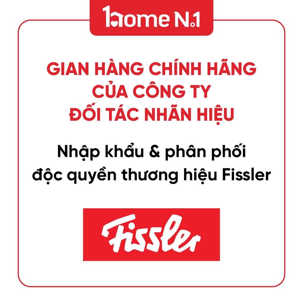 Bộ nồi 5 món Fissler Hamburg - Hàng chính hãng 100% Bảo hành 24 tháng