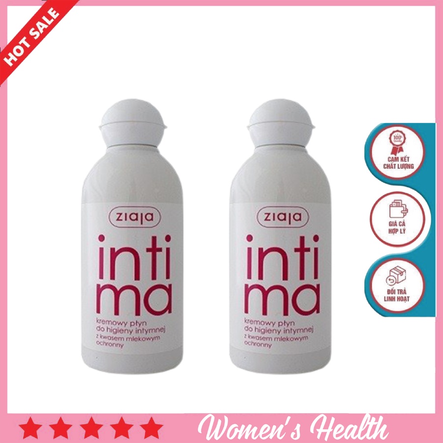 Combo Dung Dịch Vệ Sinh Intima Ziaja 200ml - Màu Hồng