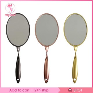Gương trang điểm cầm tay có tay cầm trang trí cổ điển cho nữ
