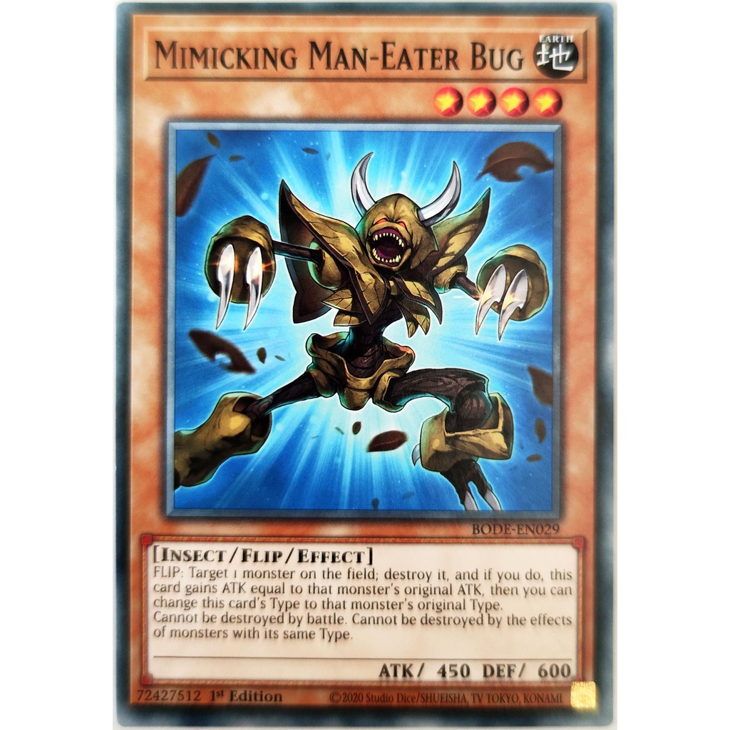 [Thẻ Yugioh] Mimicking Man-Eater Bug |EN| Common