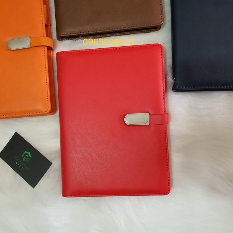 Combo Quà Tặng Sổ Tay Bìa Da Và Bút Kim Loại cao cấp in  tên, logo theo yêu cầu – Sổ tay bìa còng