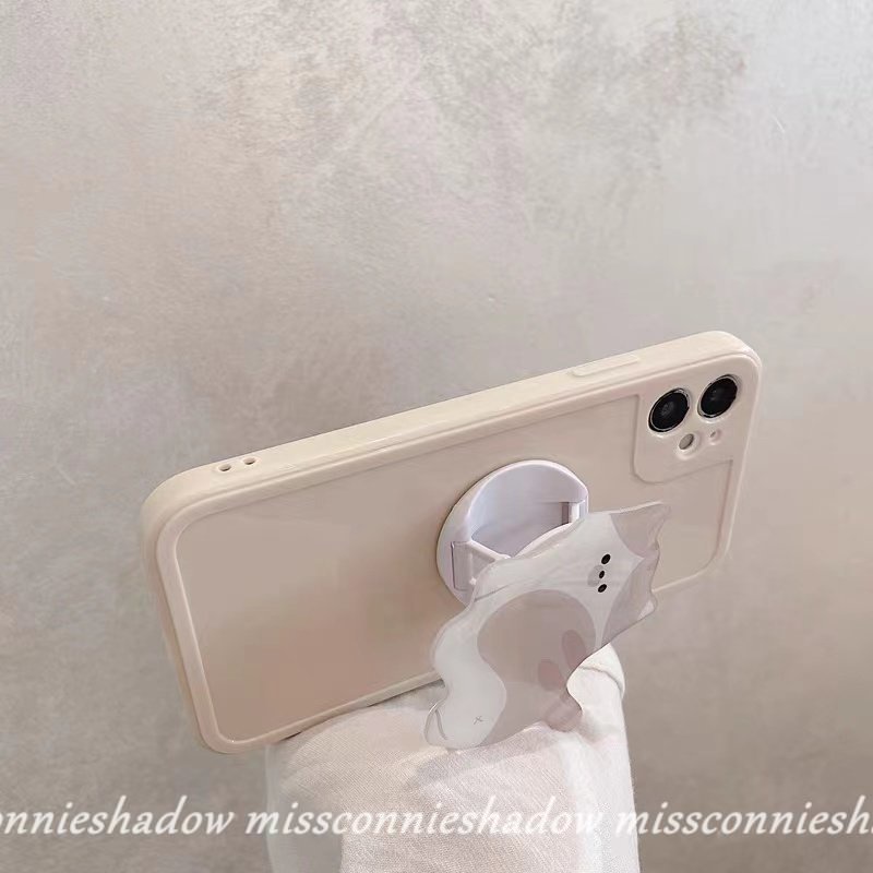 Giá đỡ điện thoại MISSCONNIE mở rộng thu gọn được kiểu dáng mèo hoạt hình đáng yêu dành cho tất cả các dòng