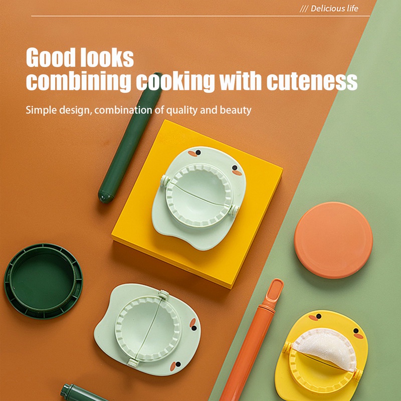 Set 3 Khuôn làm bánh gối, há cảo tiện dụng cho nhà bếp