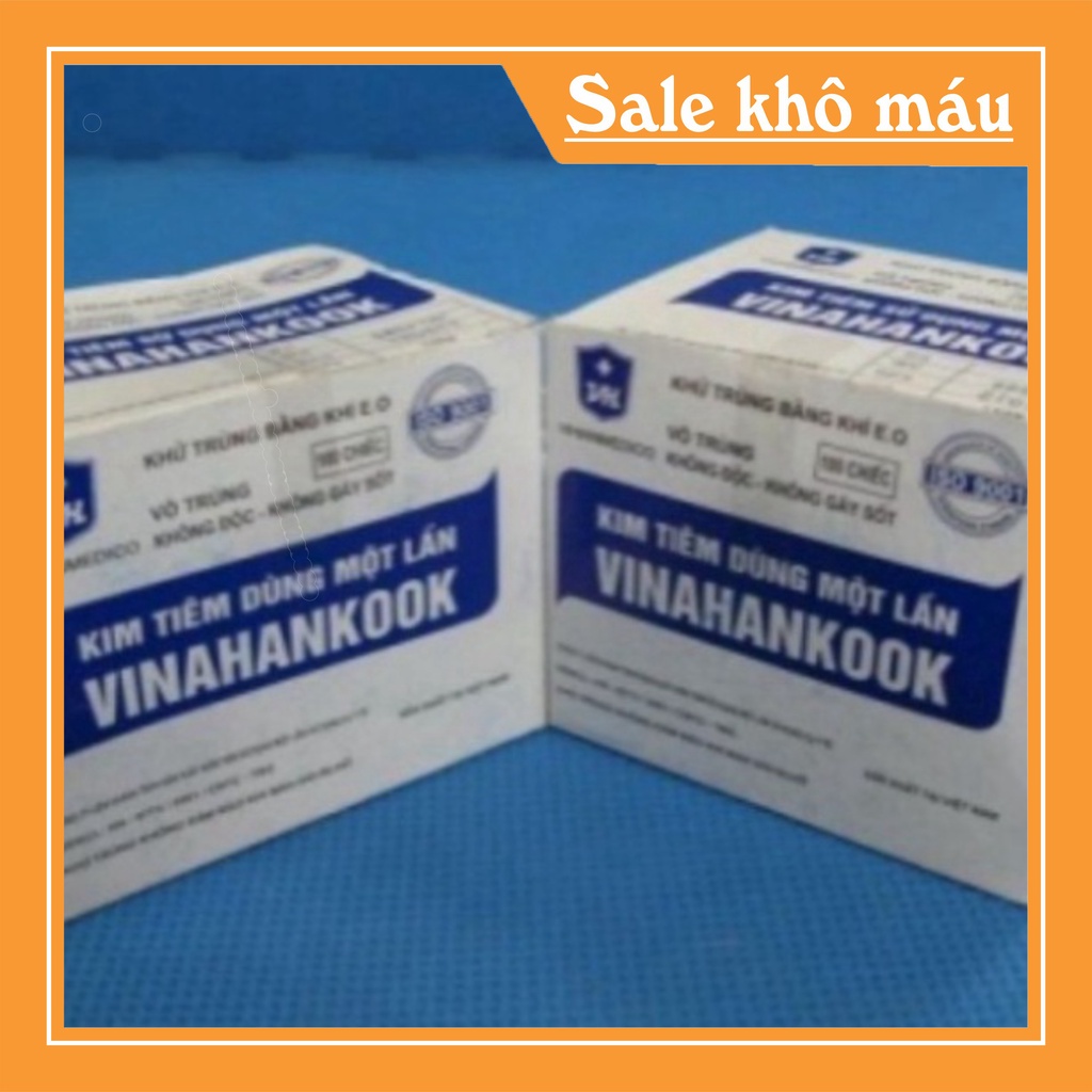 1 hộp Kim tiêm y tế 5cc 100c dùng trong spa thẫm mỹ viện lấy máu prp