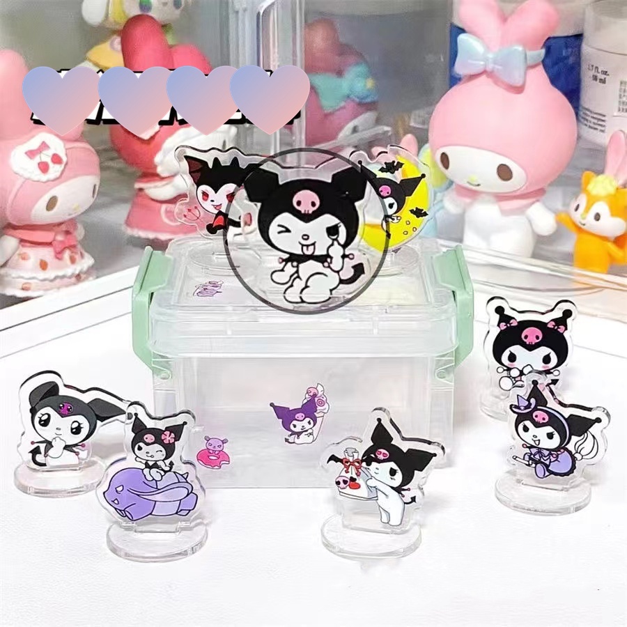 SANRIO Mô Hình Kulomi Mini 3cm Bằng Acrylic Dễ Thương Dùng Trang Trí Phòng Trẻ Em
