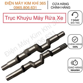 Trục khuỷu máy rửa xe đầu kéo dây curoa - trục cốt zên máy rửa xe