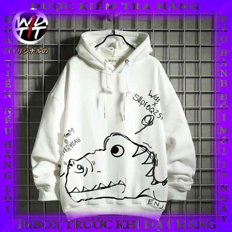 Áo Khoác Hoodie Khủng Long Cực Chất sweater unisex Cao cấp bền màu 1Kenz thitrang