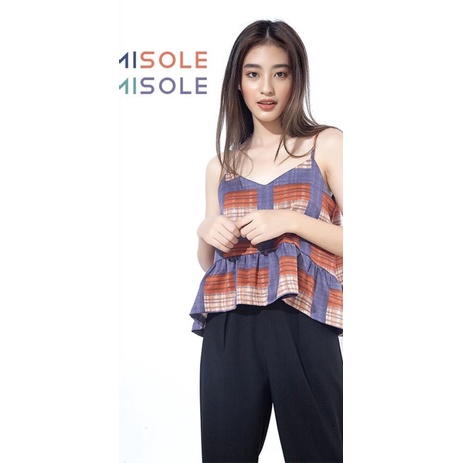 Áo camisole 2 Dây Kẻ Caro size S