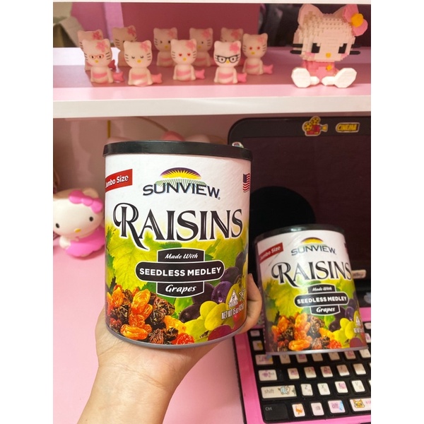 NHO KHÔ RAISIN HỘP ĐEN 430G