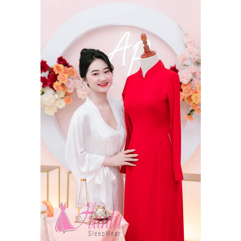 Áo choàng make up ,Áo choàng cô dâu sang trọng Hantu Sleepwear Nhiều màu,đủ size