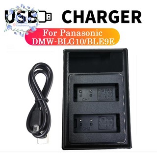 Bộ sạc pin usb kép dmw-blg10 lcd cho panasonic lumix dmc-gf6 gx7 gx80 gx85 gx7 mark ii dmw-ble9e