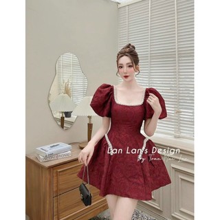 Đầm Gấm Xoè Big Size (55kg đến 100kg)