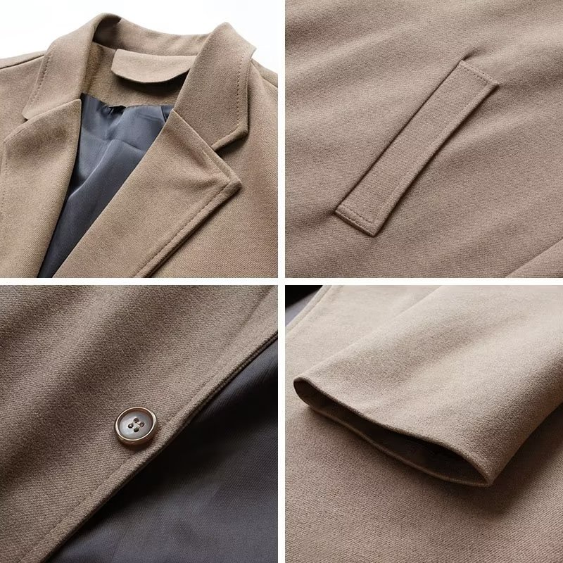 Hattongutto COD OOTD Áo Khoác Vest Len Dáng Rộng Thời Trang Thu Đông Hàn Quốc Dành Cho Nam